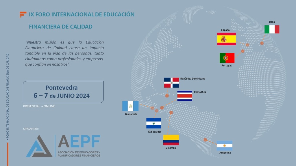 Entrada PRESENCIAL IX Foro internacional educación financiera de calidad 6-7 junio 2024